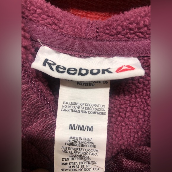 Women’s Purple Reebox hoodie - Picture 3 of 7